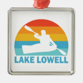 Lake Lowell Idaho Kayak Ornament Aus Metall (Vorne)