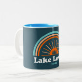 Lake Lowell Idaho Rainbow Zweifarbige Tasse (Vorderseite Links)