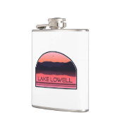 Lake Lowell Idaho Red Sunrise Flachmann (Links)