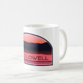 Lake Lowell Idaho Red Sunrise Kaffeetasse (VorderseiteRechts)