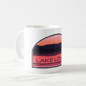 Lake Lowell Idaho Red Sunrise Kaffeetasse (Vorderseite Links)