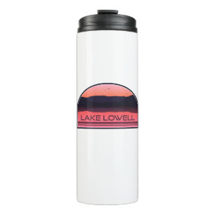 Lake Lowell Idaho Red Sunrise Thermosbecher