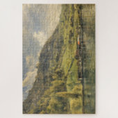 Lake Lucerne Swiss Alpine Chalet Art Puzzle (Vertikal)