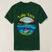 Lake Lure Bekleidung North Carolina Retro Bootfahr T-Shirt (Design vorne)