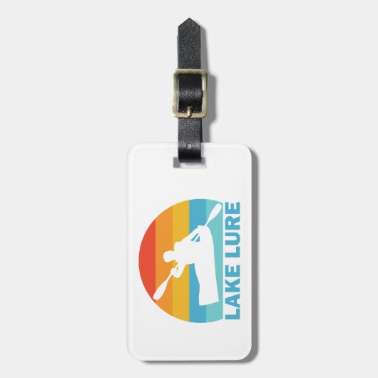 Lake Lure North Carolina Kayak Gepäckanhänger (Vorderseite vertikal)