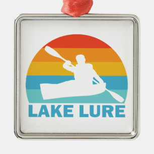 Lake Lure North Carolina Kayak Ornament Aus Metall