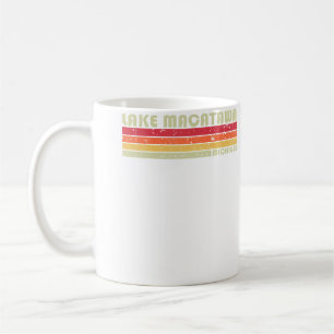 Lake Macatawa Michigan Lustiges Angeln Camping Som Kaffeetasse