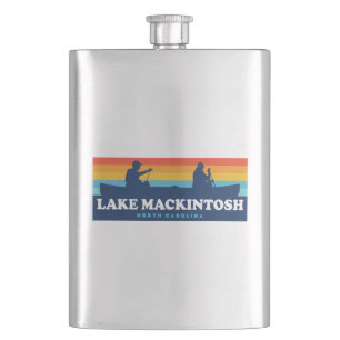 Lake Mackintosh North Carolina Canoe Flachmann