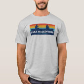 Lake Mackintosh North Carolina Canoe T-Shirt (Vorderseite)