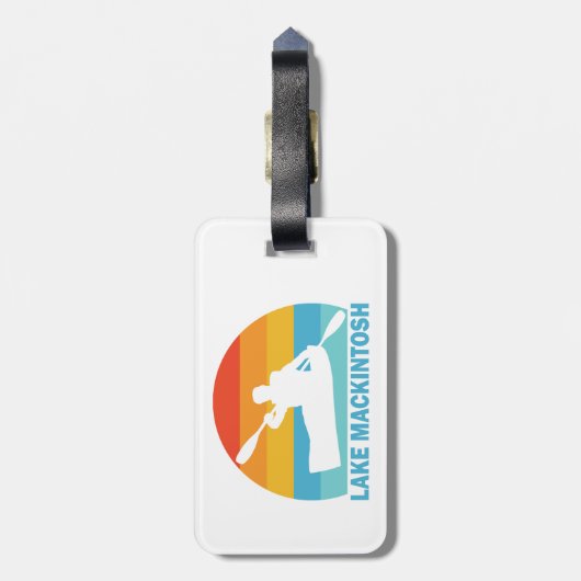 Lake Mackintosh North Carolina Kayak Gepäckanhänger (Rückseite vertikal)