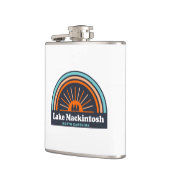 Lake Mackintosh North Carolina Rainbow Flachmann (Links)