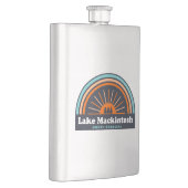 Lake Mackintosh North Carolina Rainbow Flachmann (Rechts)