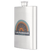 Lake Mackintosh North Carolina Rainbow Flachmann (Links)