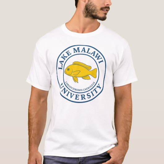 Lake Malawi University T - Shirt ( Electric Yellow (Vorderseite)