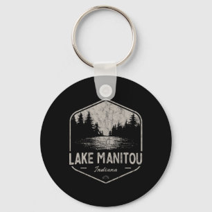 Lake Manitou Indiana Outdoors Vintage Schlüsselanhänger