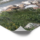 Lake Marie Mountain Poster (Ecke)