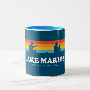 Lake Marion South Carolina Canoe Zweifarbige Tasse