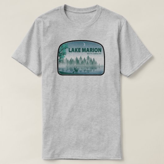 Lake Marion South Carolina Deer T-Shirt (Design vorne)