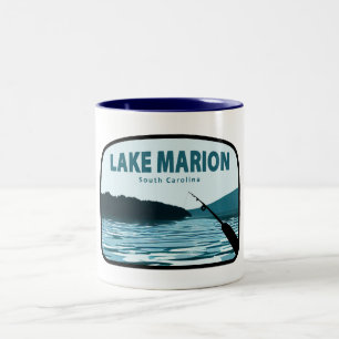 Lake Marion South Carolina Fangross Zweifarbige Tasse