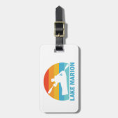 Lake Marion South Carolina Kayak Gepäckanhänger (Vorderseite vertikal)