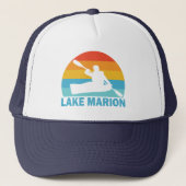 Lake Marion South Carolina Kayak Truckerkappe (Vorderseite)