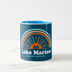 Lake Marion South Carolina Rainbow Zweifarbige Tasse