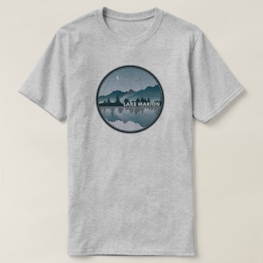 Lake Marion South Carolina Reflektion T-Shirt (Design vorne)