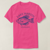 Lake Martin AL Crappie Fishing T-Shirt (Design vorne)