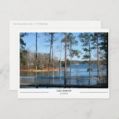 Lake Martin Alabama Postkarte (Vorne/Hinten)