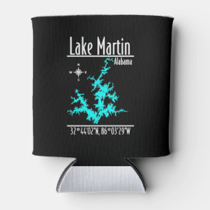 Lake Martin Alabama Seekarten Koordinaten Dosenkühler
