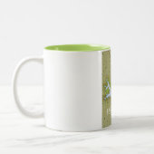 Lake Martin Alabama Travel Plakatkarte. Zweifarbige Tasse (Links)