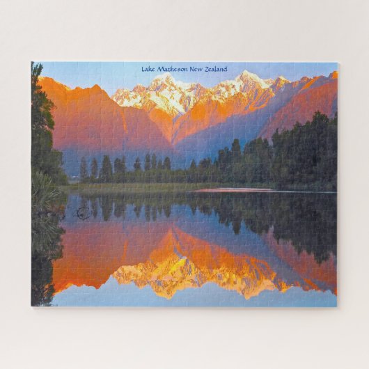 Lake Matheson Neuseeland Puzzle (Horizontal)