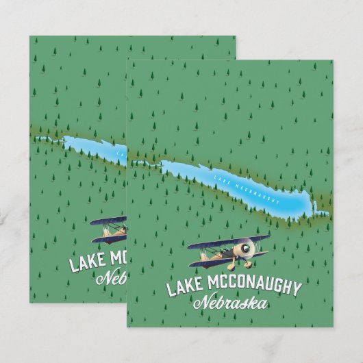 Lake McConaughy Nebraska Reiseplakat (Vorne/Hinten)