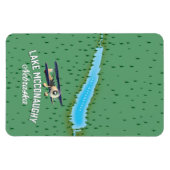Lake McConaughy Nebraska Reiseplakat Magnet (Horizontal)