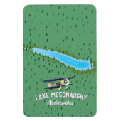 Lake McConaughy Nebraska Reiseplakat Magnet (Vertikal)