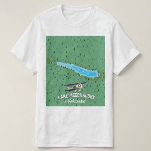 Lake McConaughy Nebraska Reiseplakat T-Shirt