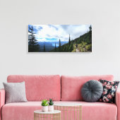 Lake McDonald aus Mt Brown - Glacier National Park Leinwanddruck (Insitu (Wohnzimmer))