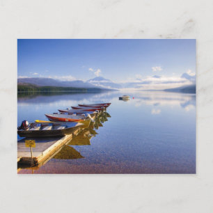 Lake McDonald, Glacier National Park, Montana, Postkarte
