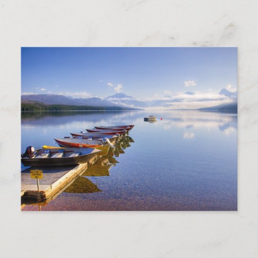 Lake McDonald, Glacier National Park, Montana, Postkarte (Vorderseite)