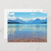 Lake McDonald Glacier National Park, Mt Postkarte (Vorne/Hinten)