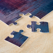 Lake McDonald Glacier Park.Christmas Grüße Puzzle (Seite)