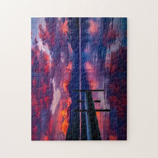 Lake McDonald Glacier Park. Puzzle (Vertikal)