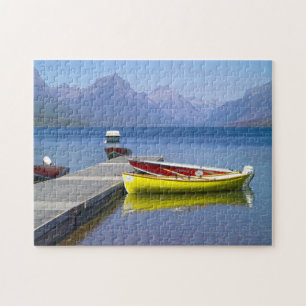 Lake McDonald Glacier Park. Puzzle