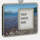 Lake McDonald II Rahmen-Ornament Silber (Rechts)