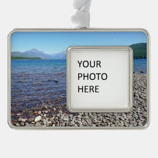Lake McDonald II Rahmen-Ornament Silber (Vorderseite)