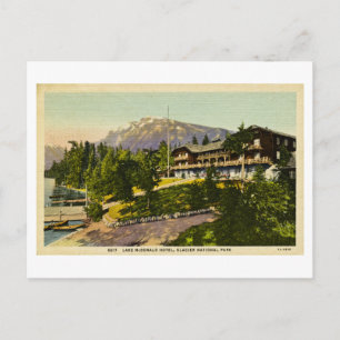 Lake McDonald Lodge Glacier National Park Postkarte