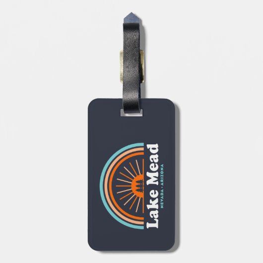 Lake Mead Nevada Arizona Rainbow Gepäckanhänger (Rückseite vertikal)