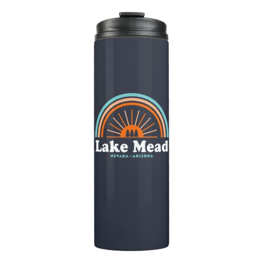 Lake Mead Nevada Arizona Rainbow Thermosbecher (Vorderseite)
