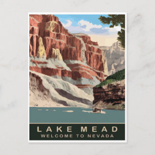 Lake Mead, Nevada, Reise Postkarte