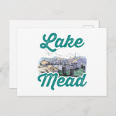 Lake Mead Souvenir Hoover Dam Postkarte (Vorne/Hinten)